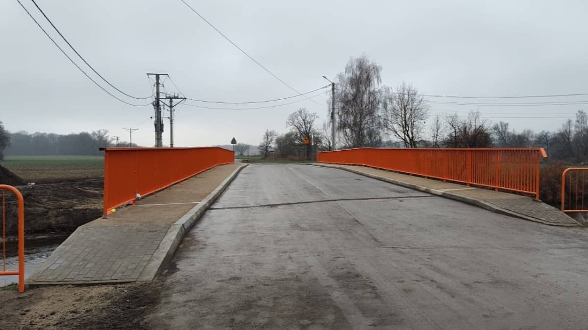 Most w Gołaszycach już przejezdny