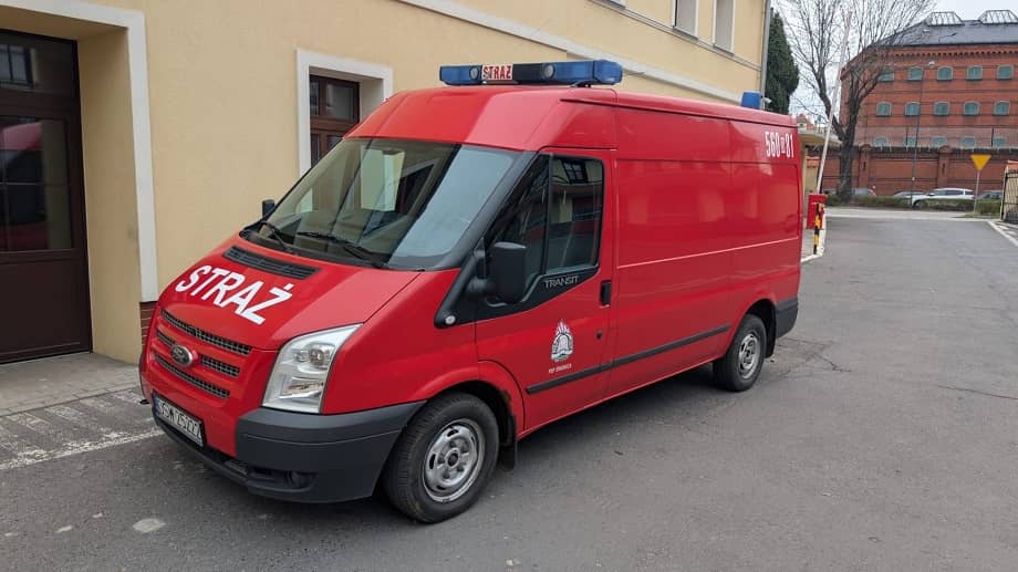 Przekazanie wozu do OSP Mokrzeszów