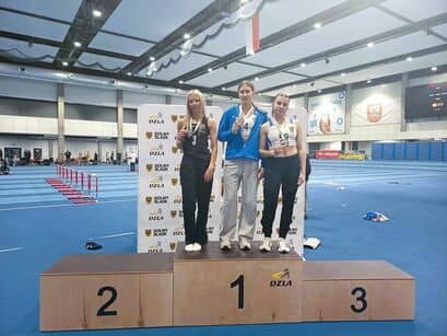 Kinga Wąs z medalami