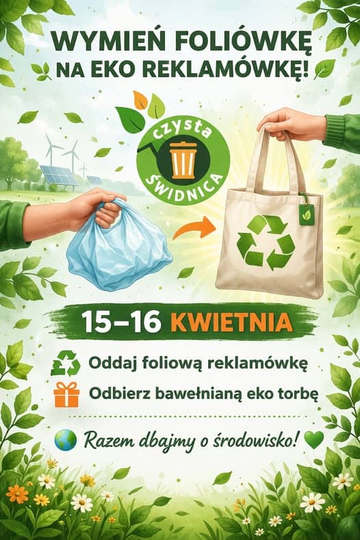 Wymień foliówkę na eko–reklamówkę